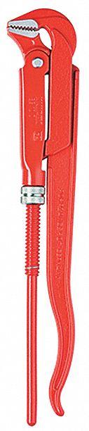 KNIPEX Pipe Wrench: Alloy Steel, 4 3/8 in Jaw Capacity, Serrated, 25 in Overall Lg, I-Beam (MPN 83 10 030). Key specifications — attr309808: I-Beam; attr309815: Alloy Steel; attr324941: KNIPEX.