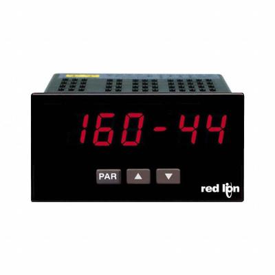 RED LION Process Time Meter: 999,999 Display Span - Min, 115 V AC – 230 V AC, 10 V DC – 16 V DC - Process Digital Panel Meters