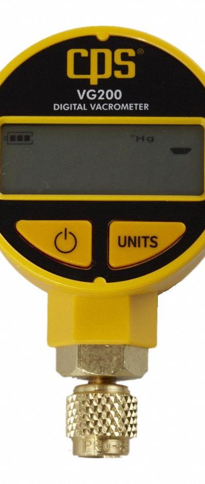 PRO-SET Vacuum Gauge: LCD - Digital Vacuum Gauges