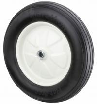 APPROVED VENDOR Flat-Free Wheel: 15 1/2 in Wheel Dia., 4 in Wheel Wd, Polyurethane, 3 in Hub Lg, Std (MPN 53CM67). Key specifications — Brand: APPROVED VENDOR; Tire Sidewall Number: 4.80/4.00-8.