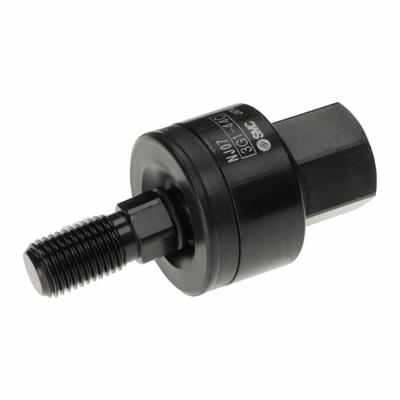 SMC Floating Joint: SMC NJ Series, NJ07, 7/16-20 Thread Size, 1 11/50 in Overall Wd - Pneumatic Actuator Floating Joints