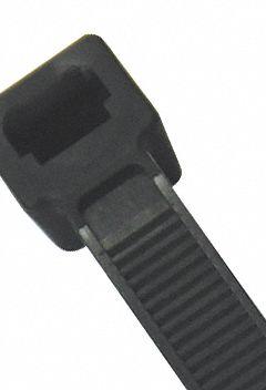 GRAINGER Cable Tie: 8 in Nominal Lg, 2 in Nominal Max. Bundle Dia., 0.1 in Wd, Outdoor Use, 1,000 PK (MPN 36J136). Key specifications — Outdoor Use: Yes; Color: Black; Brand: GRAINGER.