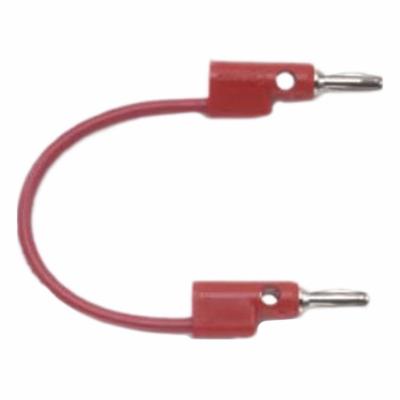 POMONA Test Leads: 1 1/2 ft Lg, 15 A Max Current Measurement - Banana Jack to Pin Adapters