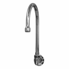 SANI-LAV Spout: Spout, Gooseneck, Swivel Spout, Cast Brass, Chrome, 0.5 gpm Flow Rate, Aerated, NPT (MPN 2003L-0.5). Key specifications — Includes: Aerator; Product Type: Spout; Spout Style: Swivel; Body Material: Cast Brass; Brand: SANI-LAV.