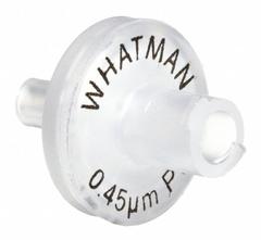 CYTIVA WHATMAN Syringe Filter: Non-Sterile, 0.45 um Pore Size, 10 mL Max Capacity - mL, Male, Female (MPN 6766-1304). Key specifications — Housing Material: Polypropylene; Inlet Connection Gender: Female; Inlet Connection Type: Female Luer Lock; Outlet Connection Gender: Male; Brand: CYTIVA WHATMAN; Compatible Product Type: Female Luer Lock; Filter Material: PTFE; Outlet Connection Type: Male Luer Slip.