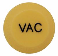 CHICAGO FAUCETS Index Button: Index Button, Plastic (MPN 216-378JKNF). Key specifications — Brand: CHICAGO FAUCETS; Index Text: VAC; Product Type: Index Button; Index Color: Yellow; For Handle Type: Vacuum.