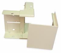 LEGRAND External Elbow: 4000, 1 3/4 in Ht, 4 3/4 in Raceway Wd, Steel, Ivory (MPN V4018). Key specifications — Brand: LEGRAND; Material: Steel; Item [MERCH]: External Elbow; Series: 4000; Color: Ivory; Item - Broad: 90° External Elbows.