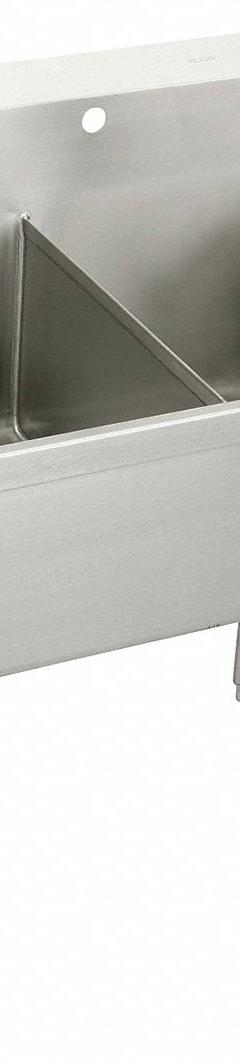ELKAY Scullery Sink: 2 Bowls, 44 in Overall Ht, 51 in Overall Lg, 27 1/2 in Overall Wd, Widespread (MPN WNSF82482). Key specifications — Brand: ELKAY.