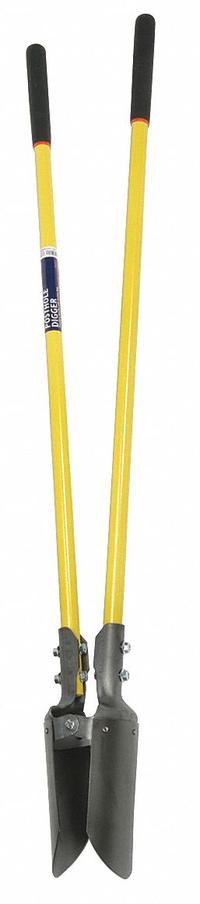 ABILITY ONE Manual Post Hole Digger: Fiberglass Handle Material, 48 in Handle Lg, Straight Handle (MPN 5120-01-615-8537). Key specifications — Product Type: Hercules Pattern; Blade Material: Steel; Handle Material: Fiberglass; Brand: ABILITY ONE.