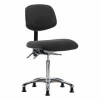 ESD Task Chair: Fabric, Armless, Ht Range 21 1/2 in to 29 in, 18 1/2 in Seat Wd, 17 in Seat Dp (MPN BR-ESD-FMBCH-CR-T1-A0-NF-EG-ESDBLK). Key specifications — Foot Support: No; Back Tilt Backward: 13.5°; Back Tilt Forward: 10.5°; Base Material: Aluminum; Brand: APPROVED VENDOR; Product Type: ESD Task Chair; ESD-Safe: ESD-Safe; Seat Tilt Backward: 3°.