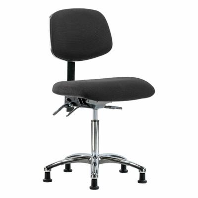 APPROVED VENDOR Task Chair: Fabric, Armless, Ht Range 21 1/2 in to 29 in, 18 1/2 in Seat Wd - Fabric ESD Chairs