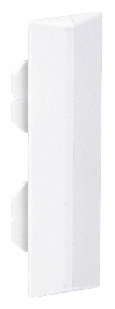 LEGRAND Cover Clip: CableSmart 40N2, 2 Channels, 4 in Wd, 2 in Ht, Plastic - Cover Clips for Multichannel Raceways