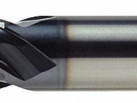 OSG Corner Chamfer End Mill: Carbide, TiAlN Coated, 4 Flute, 1/8" Mill Dia, 1/8" LOC, 0.01" Chf (MPN VG436-1252)