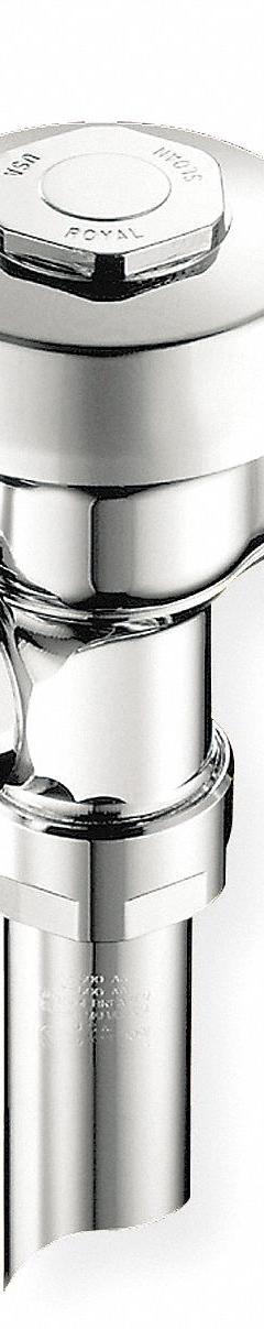 SLOAN Manual Flush Valve: Royal®, Exposed, Top, 1.6 gpf Gallons per Flush, 11 1/2 in Rough-In (MPN Royal 111). Key specifications — Spud Location: Top.