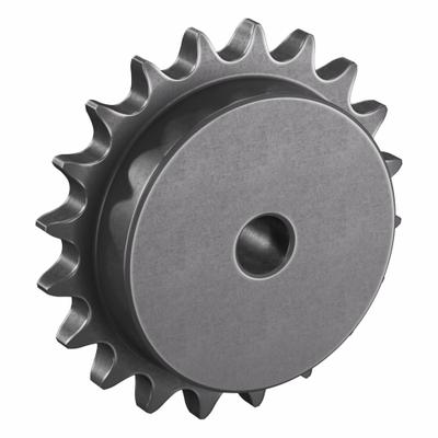 TRITAN Sprocket: One-Sided Hub, For Single Strands, 60, 20 Teeth, 4.794 in Pitch Dia - Size 60 Plain-Bore Roller Chain Sprockets
