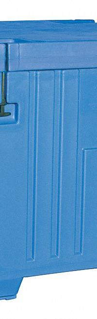 SNYDER INDUSTRIES ASM Insulated Bin: 30 cu ft, 49 in x 43 in x 43 in, Lid Included, 4-Way Entry (MPN PB30). Key specifications — Brand: SNYDER INDUSTRIES; Stackable: Stacking Capable; Shape: Rectangular; Fork Entry: 4-Way Entry; Mobility: Stationary; Collapsible: Collapsible; Fork Pockets: Fork Pockets Included; Includes Lid: Lid Included.