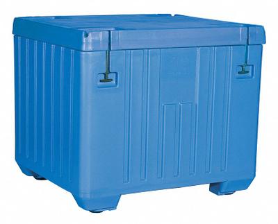 SNYDER INDUSTRIES Insulated Bin: 30 cu ft, 49 in x 43 in x 43 in, Lid Included - Insulated Bulk Containers