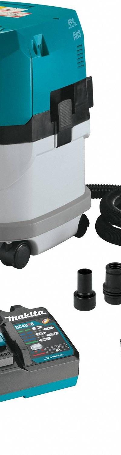 MAKITA Portable Cordless Shop Vacuum Kit: Cordless - Makita Cordless Dust Extractors