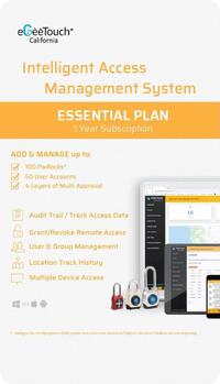 EGEETOUCH Essential Plan, Intelligent Access-control, Cloud and Mobile, Industrial Grade, Secure (MPN 5-IAM-200021). Key specifications — Brand: EGEETOUCH; Product Type: Essential Plan; Series Covered: eGeeTouch.