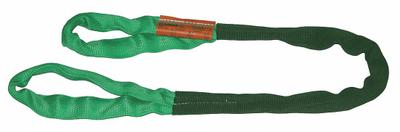 LIFT-ALL Roundsling: Type 3, Polyester, Polyester Sleeve w/ Nylon Cover - Abrasion-Resistant Eye Round Slings