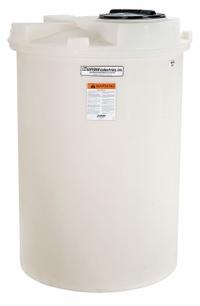 SNYDER INDUSTRIES Storage Tank: Single Wall, Vertical, 120 gal, Closed Top, 3/16 in Wall Thick, HDPE (MPN 5700100N97206). Key specifications — Construction Material: HDPE; Brand: SNYDER INDUSTRIES.