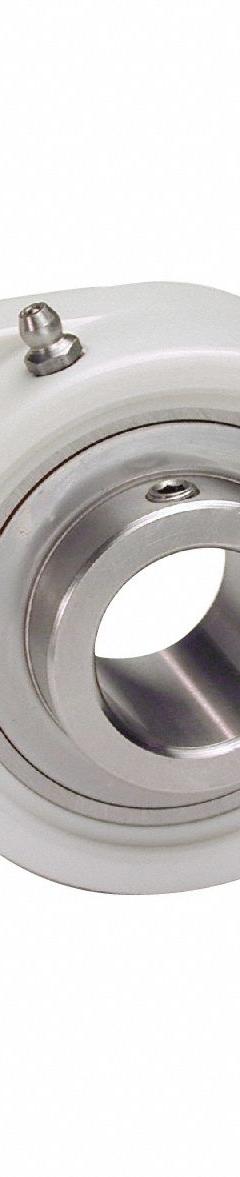 IPTCI BEARINGS 2 Bolt Flange Bearing: Radial Ball, 3/4 in Bore, PBT Plastic, Set Screws, H-1 Grease (MPN SUCTFL204-12). Key specifications — Bore Type: Cylindrical; Brand: IPTCI BEARINGS; Housing Material: PBT Plastic; Lubricant Material: H-1 Grease; Mounting Bolt Size: 3/8 in; Split Housing: Not Split; System of Measurement: Inch.