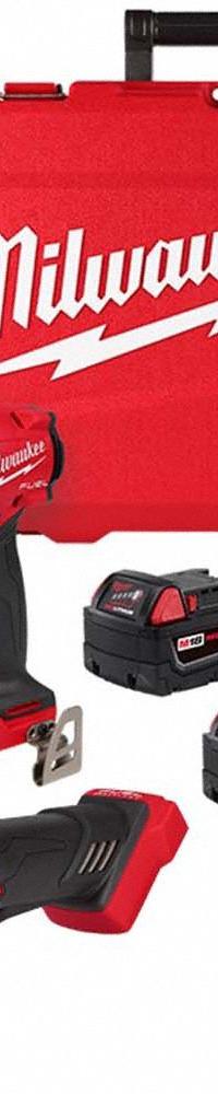 MILWAUKEE Cordless Combination Kit: 3 Tools, Angle Grinder/Hammer Drill/Impact Driver, 18 V DC Volt (MPN 3697-22, 2880-20). Key specifications — attr1176460: Hammer Drill.