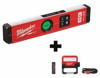 MILWAUKEE Digital Level: Includes Batteries, ±0.10°, 14 in Overall Lg, 4V Battery Size, ±0.03°, LED (MPN MLDIG14, 2114-21). Key specifications — attr934737: MILWAUKEE; attr939806: ±0.10°; attr939808: 4V; attr981185: Yes.