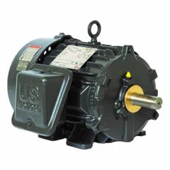 U.S. MOTORS General Purpose Motor: Flange Mount, Totally Enclosed Fan Cooled, 7 1/2 hp, 460V AC (MPN 8D7P3C). Key specifications — Brand: U.S. MOTORS; Nameplate Voltage @ 60 Hz: 460V AC; Full Load Current @ 60 Hz: 9.4 A; Nameplate RPM @ 60 Hz: 1,180 RPM; Motor Enclosure: TEFC.