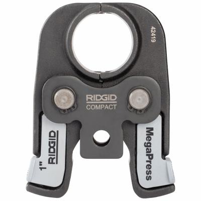 RIDGID Press Jaw: 1 in Pipe, Carbon Steel/Stainless Steel, For Viega MegaPress - Jaws for Compact Press Tools