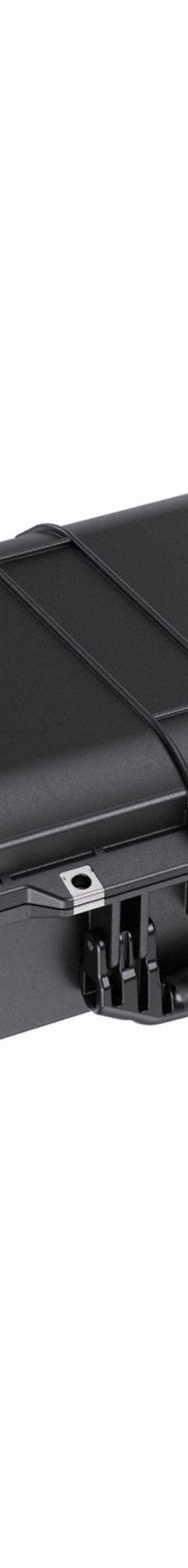 PELICAN Protective Case: 12 1/8 in x 32 in x 6 1/2 in, Black, 8.9 lb Wt (MPN 1705AIRNF). Key specifications — attr1188351: PELICAN; attr1188334: Plastic; attr1188336: Padlock.
