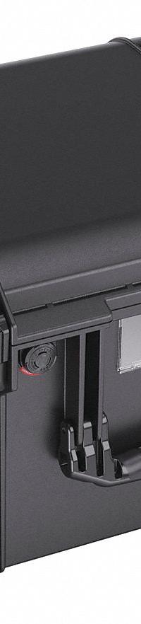 PELICAN Protective Case: 15 7/8 in x 21 in x 11 5/8 in Inside, Dividers, Black, Mobile, 13 lb Wt (MPN 1607AIRWD). Key specifications — Closure Type: Press and Pull Latches; Brand: PELICAN; Carry-On Size: No.