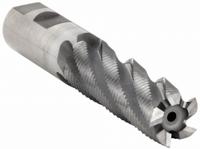 OSG Roughing End Mill: Cobalt, TiCN Coated, 6 Flute, Fine Pitch, 1-1/2" Mill Dia, 4" LOC, 6-1/2" OAL (MPN 4563708)