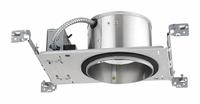 LED Recessed Down Light: Airtight New Construction, 6 in Dia, 900 lm, 3500K, 11.8 W, 120 to 277V AC (MPN IC22LED G4 09LM 35K 90CRI MVOLT EZ10). Key specifications — Voltage: 120 to 277V AC; Trim Color: Available Separately; Brand: JUNO LIGHTING; Ceiling Type: Flat Ceiling; Reflector or Baffle Color: No Reflector or Baffle; Trim Style: Available Separately; Dimmable: Yes; Color Temperature: 3500K.