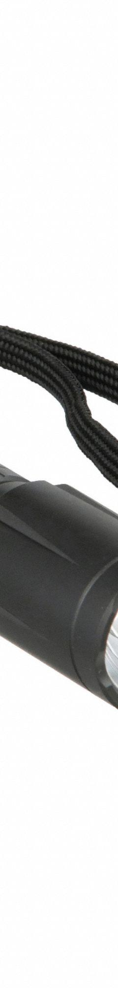 GRAINGER Flashlight: 300 lm, 2.5 hr Run Time at Max. Brightness, 141 m Max Beam, 3 Light Outputs (MPN 49XX76). Key specifications — Brand: GRAINGER; Battery Requirements - Broad: Requires 2 AA.