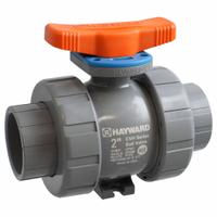 HAYWARD Manual Two-Way Ball Valve: 4 in Pipe Size, True Union - Socket, 235 psi Max. Pressure (CWP) (MPN CVH2400A0SE0A00). Key specifications — Brand: HAYWARD.