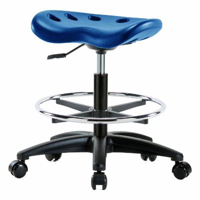 APPROVED VENDOR Stool: Polyurethane, Ht Range 19 in to 26 1/2 in, 17 in Seat Wd, 14 in Seat Dp - Polyurethane Lab Stools