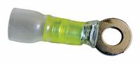 VELVAC Ring Terminal: Yellow, Nylon Insulation, #10 Stud Size, 12 AWG to 10 AWG Wire Sizes, 600 V (MPN 30414). Key specifications — attr1308027: VELVAC.