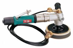 DYNABRADE Air Disc Sander: Threaded Shank, Heavy Duty, 0.7 hp, 41 cfm, Right Angle Grip, Non-Vacuum (MPN 51476). Key specifications — attr1320237: DYNABRADE; attr1320246: Rear.