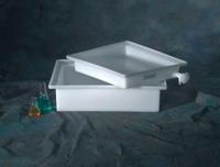 APPROVED VENDOR Lab Tray: Rectangular, HDPE, 25.96 L, 18 in Overall Lg, 22 in Overall Wd (MPN F16272-0000). Key specifications — Brand: APPROVED VENDOR; For Use With: All trays have heavy walls and wide, top flanges.