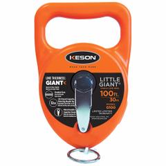 KESON GIANT Chalk Line Reel: 1:1, 100 ft Line Lg, Orange, 12 oz Fill Wt (MPN G100). Key specifications — attr1270037: 1:1; attr1270064: KESON GIANT; attr1270076: Plastic.