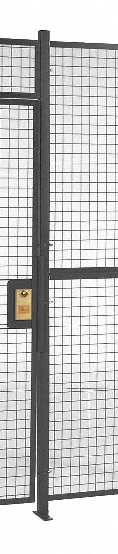 RAPIDWIRE Welded Partition Cage: 12 ft W x 2 in D 10 ft H, Gray, 1 Sides, Powder-Coated (MPN 12101W). Key specifications — attr1283235: Yes; attr1283272: RAPIDWIRE; attr1283267: Welded; attr1283268: Complete Wire Security Cages; attr1283246: Keyed Different Cylinder; attr1283240: Out; attr1283243: Yes; attr1283254: No.