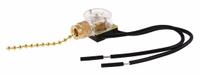 HUBBELL WIRING DEVICE-KELLEMS Pull Chain Switch (MPN RL121). Key specifications — Product Type: Pull Chain Switch; Brand: HUBBELL WIRING DEVICE-KELLEMS; Manufacturer Part Number: RL121; Contact Form: SPST; Metal Finish: Brass; Switch Function Configuration: On/Off.