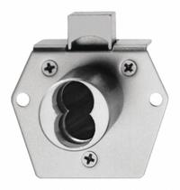BEST Deadbolt Lock: Coreless, Vertical, Diamond, 2 1/8 in Body Ht, 2 5/8 in Body Wd, LFIC, Steel (MPN 5L7RD2626). Key specifications — attr1313962: Chrome-Plated; attr1313948: Silver; attr1313954: BEST; attr1313970: Yes.