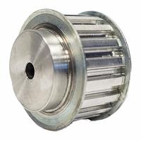 DAYTON Timing Pulley: Trapezoidal, Plain, For T10 Timing Belt Section, For 25 mm Belt Wd, 18 Teeth (MPN 40T10/18-2). Key specifications — Brand: DAYTON; Tooth Profile: Trapezoidal; Finish: Plain.