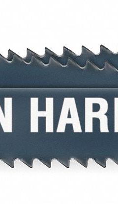 MORSE Band Saw Blade: Carbon Steel, 10 ft 9 in, Hard Back, Aluminum/Plastic/Plywood/Soft Metal/Wood (MPN ZHBFR10-10'9"). Key specifications — attr1097799: 10; attr1097806: Carbon Steel; attr1211724: 10 ft 9 in; attr1134361: 3/8 in to 5/8 in; attr1134496: 3/8 in to 5/8 in.