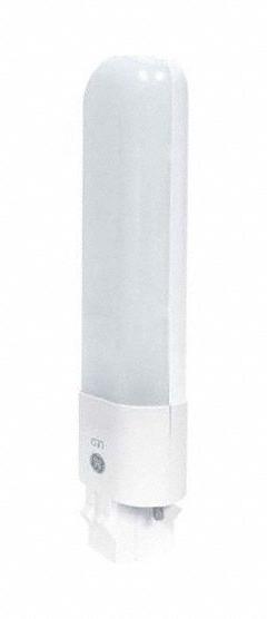 GE LAMPS Compact LED Bulb: Type A, 2-Pin (GX23), T10, LED, 5000K, 565 lm Light Output, 5 W Watt (MPN LED5GX23/850). Key specifications — Brand: GE LAMPS; Bulb Designation: LED5GX23/850; Dimmable: No; Color Temperature: 5000K.