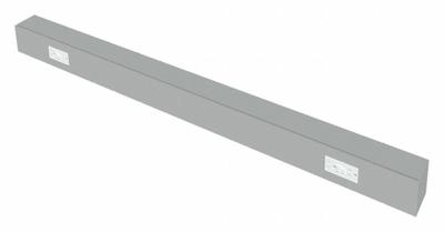 INSTOCK Electrical Wire Raceway: 4 ft Overall Lg, Aluminum - Lab Furniture Raceways & Apron Rails