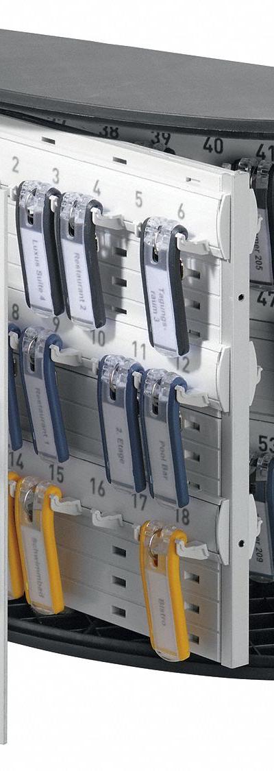 DURABLE Key Box: 54 Key Capacity - Key Cabinets with Combination Lock
