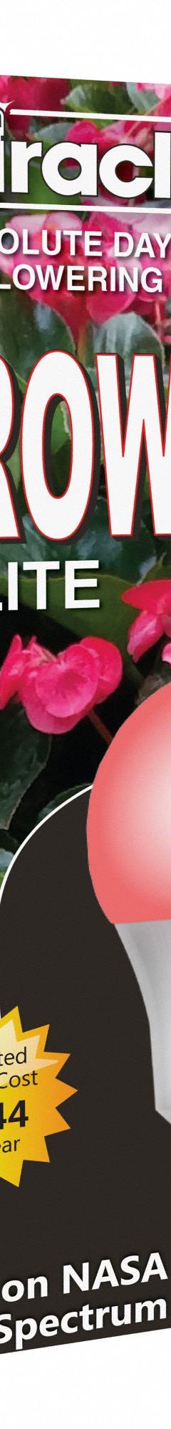 LED Grow Bulb: LED, A21, 120V, Full/Broad/Red, 150 W Incandescent Watt Equivalency (MPN 602120). Key specifications — Plant Growth Application: Fruiting; Brand: MIRACLE LED; Bulb Shape: A21; Spectrum: Full/Broad.